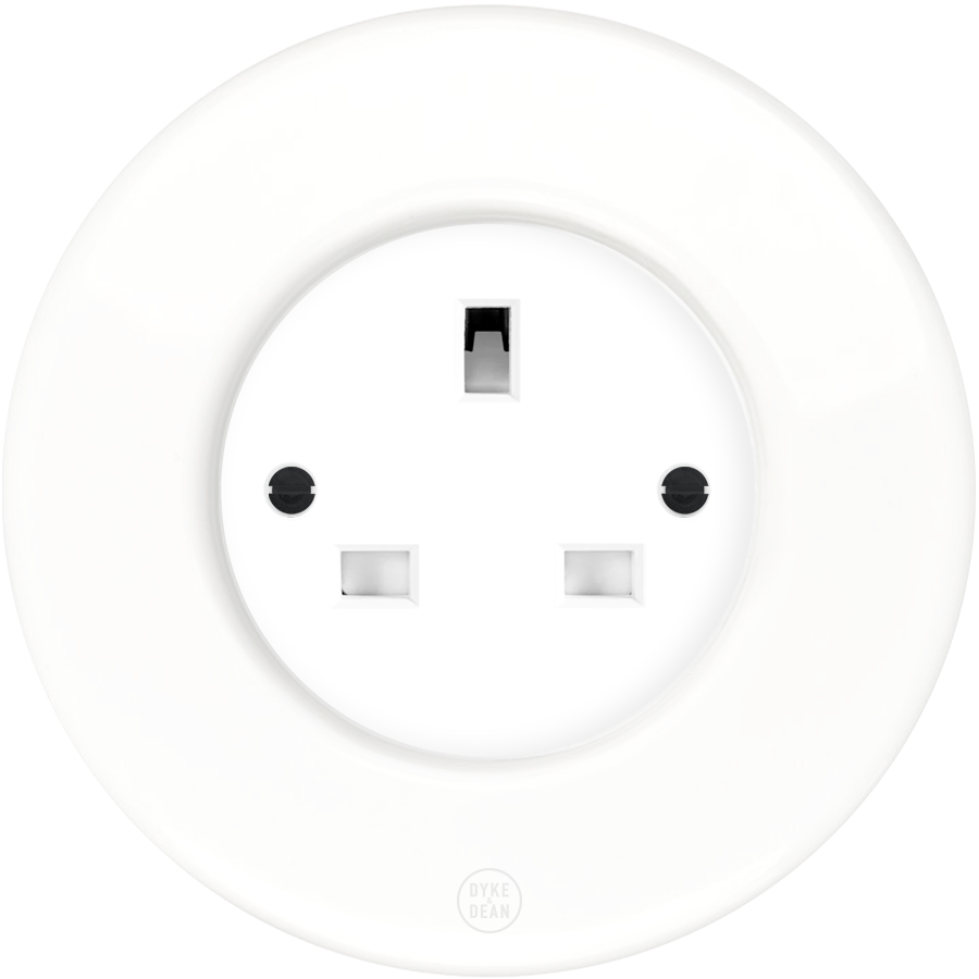 DYKE & DEAN CLASSIC WHITE SOCKETS - DYKE & DEAN