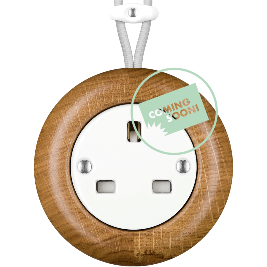 KATY PATY SURFACE WOODEN WALL SOCKETS - DYKE & DEAN