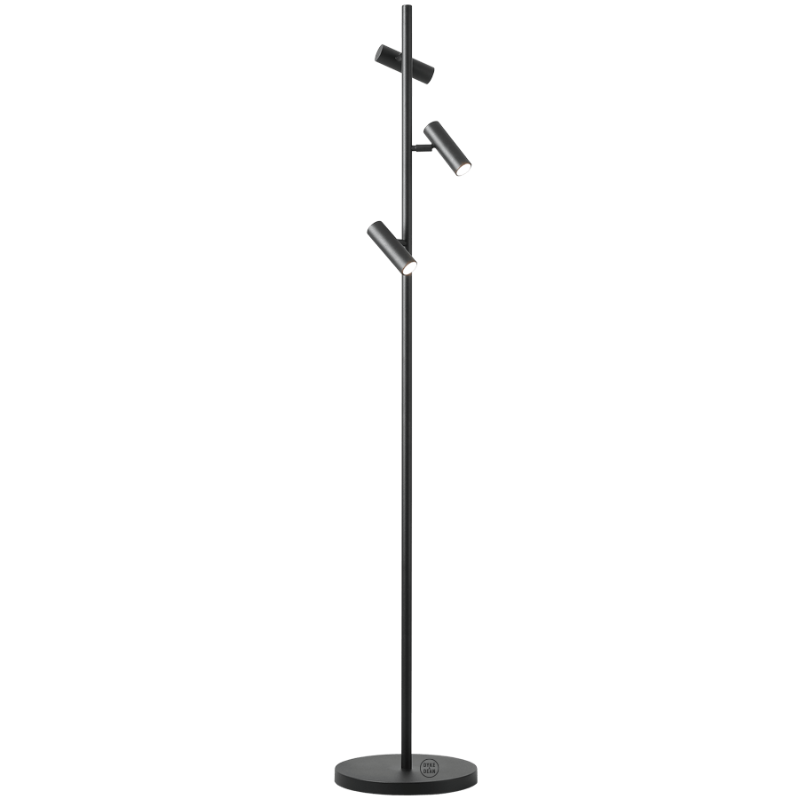 ADJUSTABLE FLOOR SPOTLIGHT BLACK - DYKE & DEAN