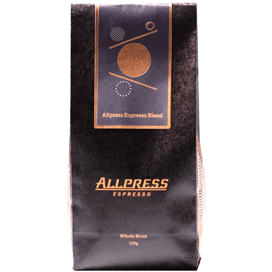 ALLPRESS WHOLE BEAN COFFEE 250g ESPRESSO BLEND - DYKE & DEAN