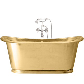 ANTICA ENAMEL CAST IRON BATHTUB BRASS - DYKE & DEAN