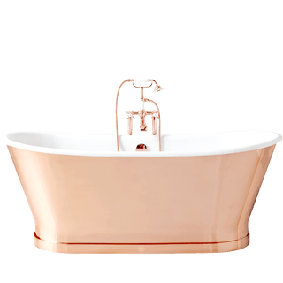 ANTICA ENAMEL CAST IRON BATHTUB COPPER - DYKE & DEAN