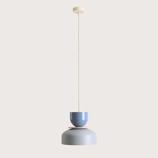 ARTERA PENDANT DISC LIGHT BLUE GREY - DYKE & DEAN