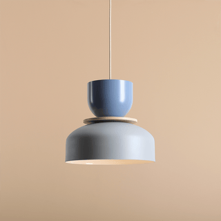 ARTERA PENDANT DISC LIGHT BLUE GREY - DYKE & DEAN