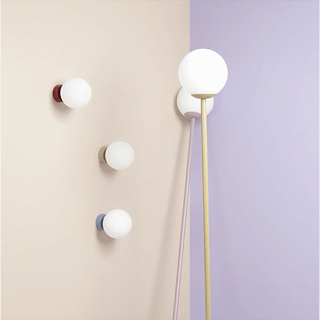 BALL GLOBE OPAL WALL CEILING LIGHT BEIGE - DYKE & DEAN