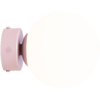 BALL GLOBE OPAL WALL CEILING LIGHT LILAC - DYKE & DEAN