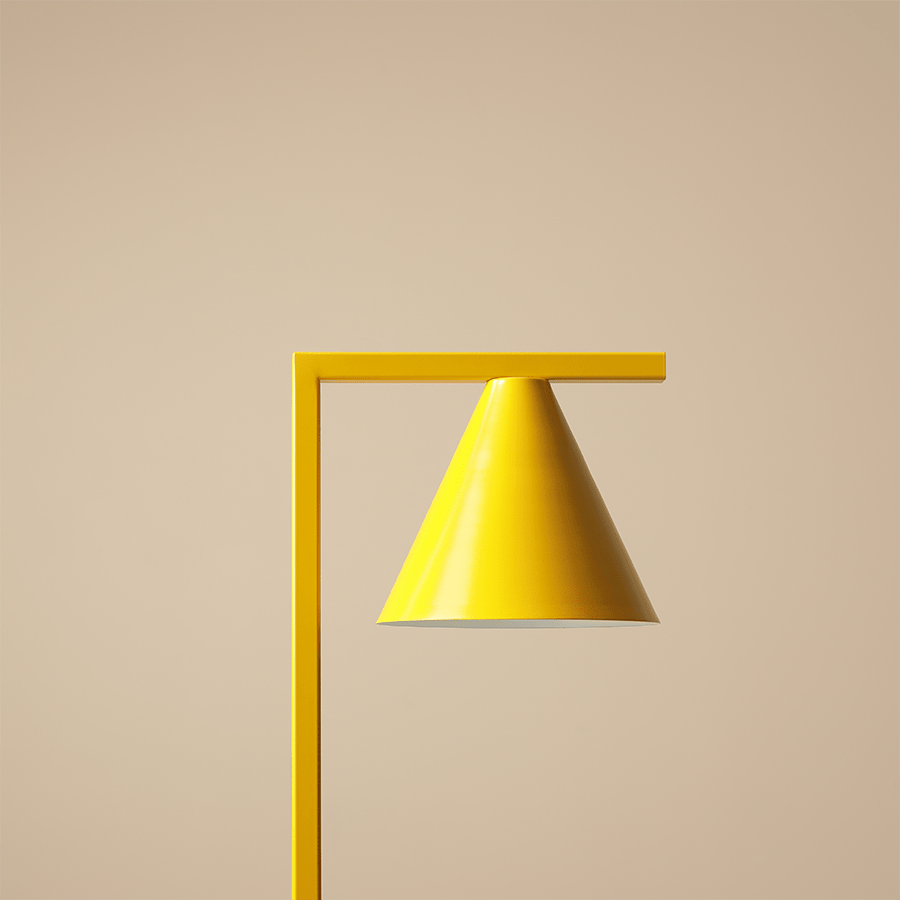 BATON CONE TABLE LIGHT YELLOW - DYKE & DEAN