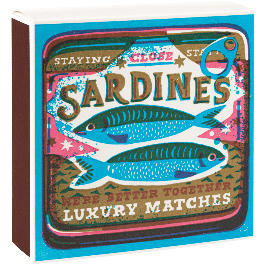 BETTER TOGETHER SARDINES LUXURY SAFETY MATCHES - DYKE & DEAN