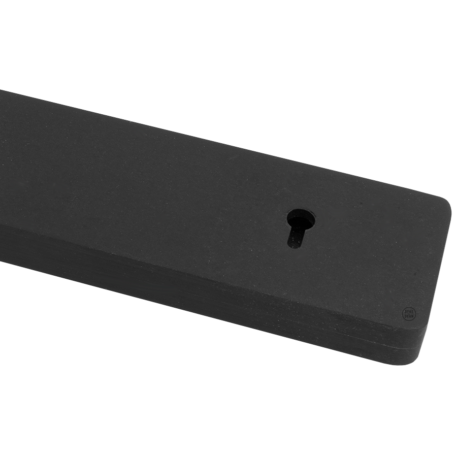 BLACK MAGNETIC WALL KNIFE BLOCK LARGE - DYKE & DEAN