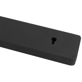 BLACK MAGNETIC WALL KNIFE BLOCK LARGE - DYKE & DEAN