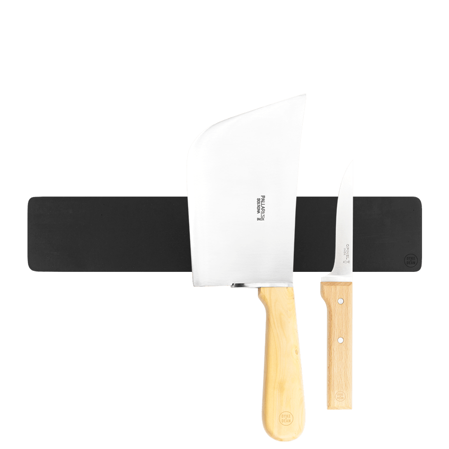 BLACK MAGNETIC WALL KNIFE BLOCK SMALL - DYKE & DEAN