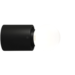 BLACK WATERPROOF E27 LAMP HOLDER - DYKE & DEAN