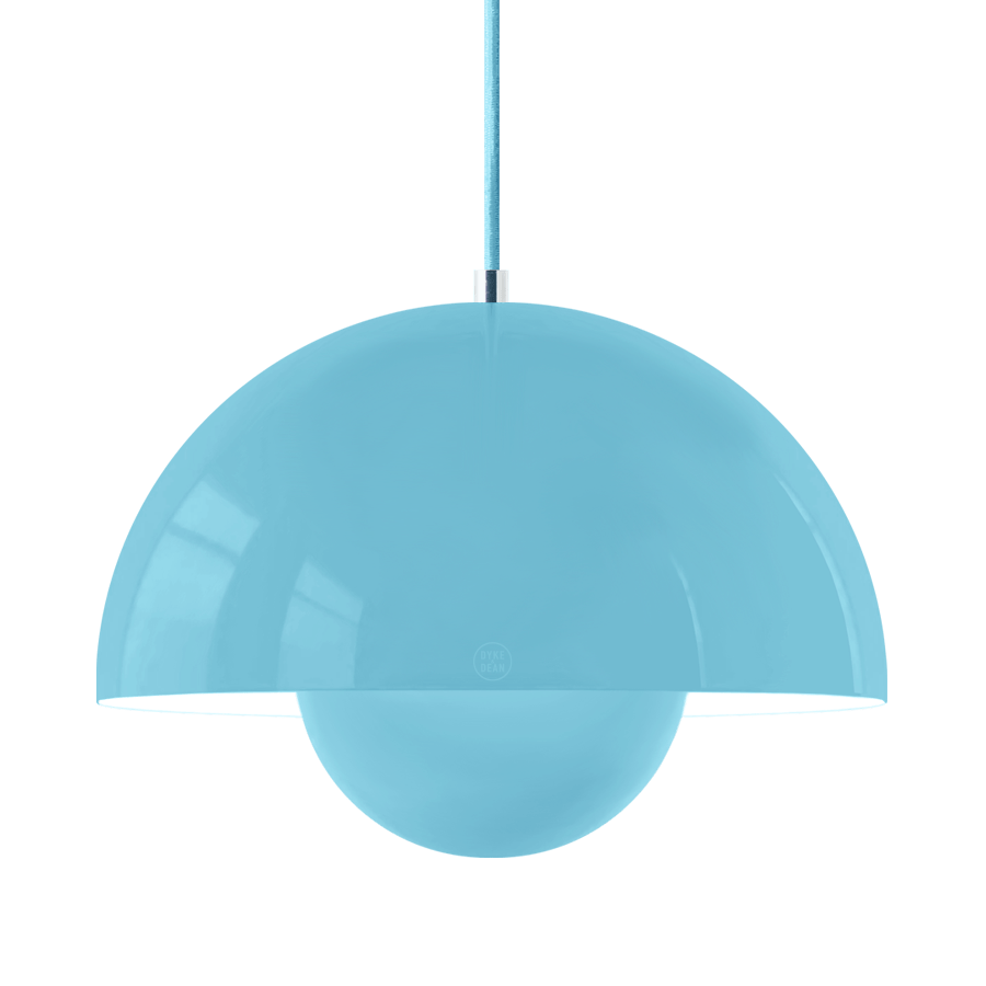 BLOOM POT PENDANT LAMP BLUE - DYKE & DEAN