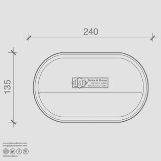 BROWN PORCELAIN HORIZONTAL BULKHEAD LAMP - DYKE & DEAN