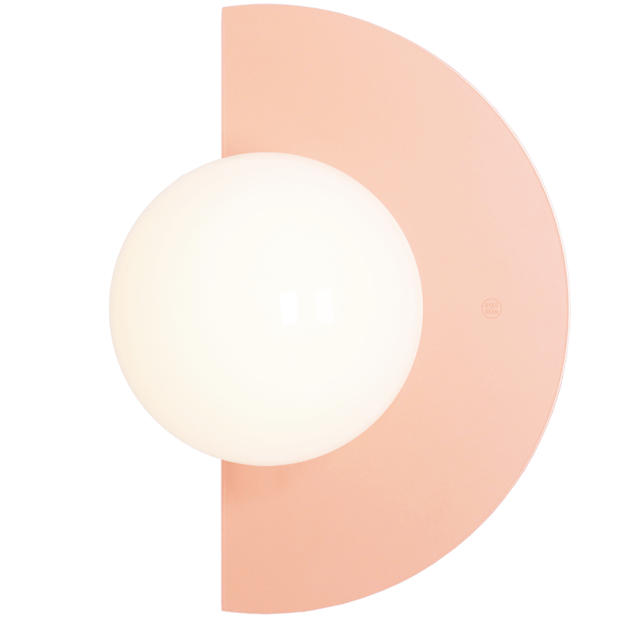 CANDY LOOP GLOBE WALL LIGHT CORAL - DYKE & DEAN