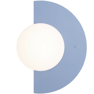 CANDY LOOP GLOBE WALL LIGHT DUSTY BLUE - DYKE & DEAN