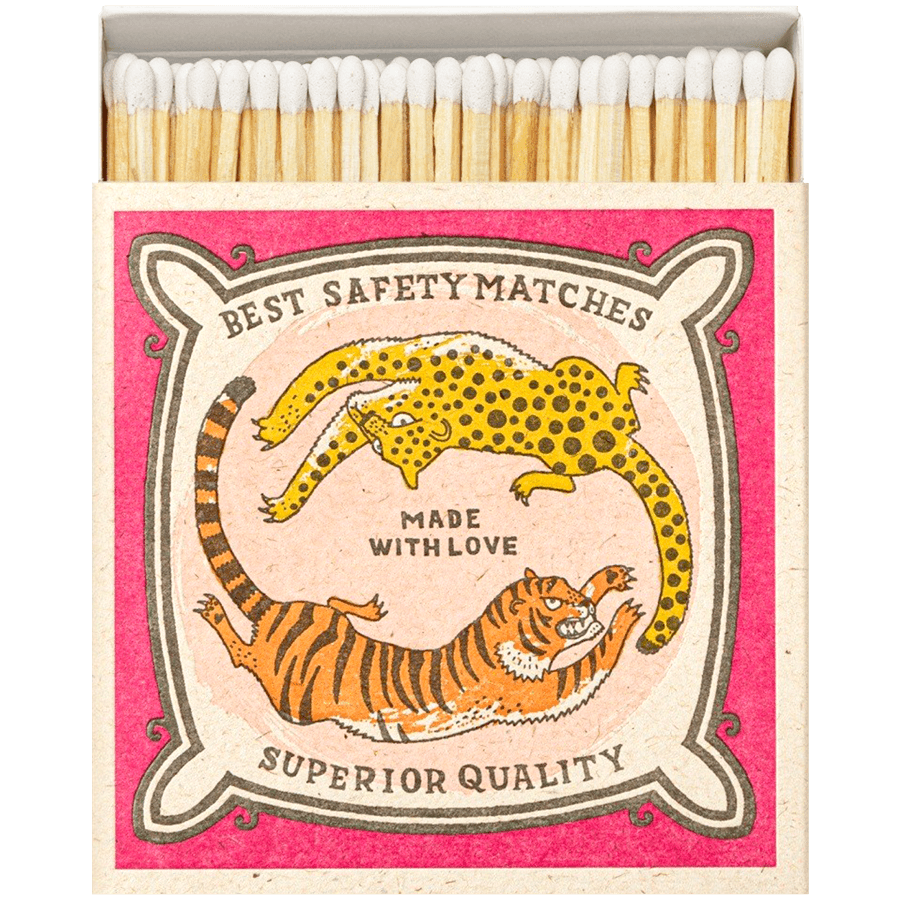 CHASING BIG CATS LUXURY SAFETY MATCHES - DYKE & DEAN