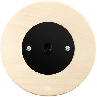 CLASSIC BEECHWOOD TOGGLE BLACK SWITCH - DYKE & DEAN