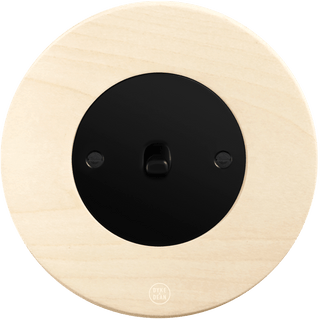 CLASSIC BEECHWOOD TOGGLE BLACK SWITCH - DYKE & DEAN