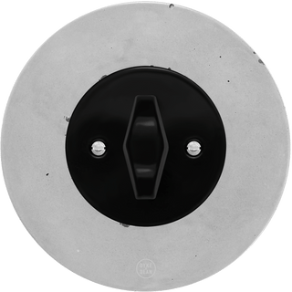 CLASSIC CONCRETE BLACK DIAMOND ROTARY BLACK SWITCH - DYKE & DEAN