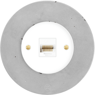 CLASSIC CONCRETE CAT WHITE SOCKET - DYKE & DEAN