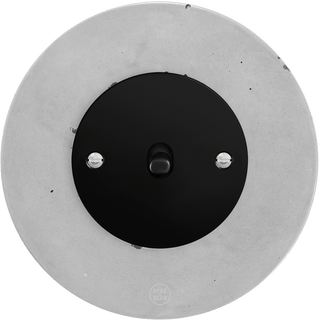 CLASSIC CONCRETE TOGGLE BLACK SWITCH - DYKE & DEAN