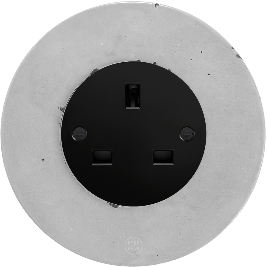 CLASSIC CONCRETE UK BLACK SOCKET - DYKE & DEAN