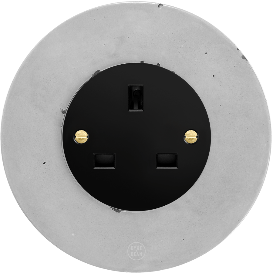 CLASSIC CONCRETE UK BLACK SOCKET - DYKE & DEAN