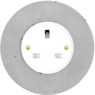 CLASSIC CONCRETE UK WHITE SOCKET - DYKE & DEAN