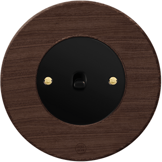 CLASSIC OAK TOGGLE BLACK SWITCH - DYKE & DEAN