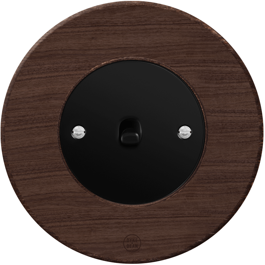 CLASSIC OAK TOGGLE BLACK SWITCH - DYKE & DEAN