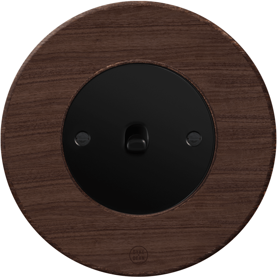 CLASSIC OAK TOGGLE BLACK SWITCH - DYKE & DEAN