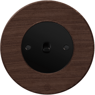 CLASSIC OAK TOGGLE BLACK SWITCH - DYKE & DEAN