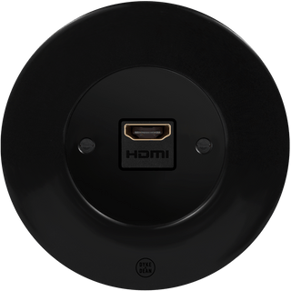 CLASSIC PORCELAIN HDMI BLACK SOCKET - DYKE & DEAN