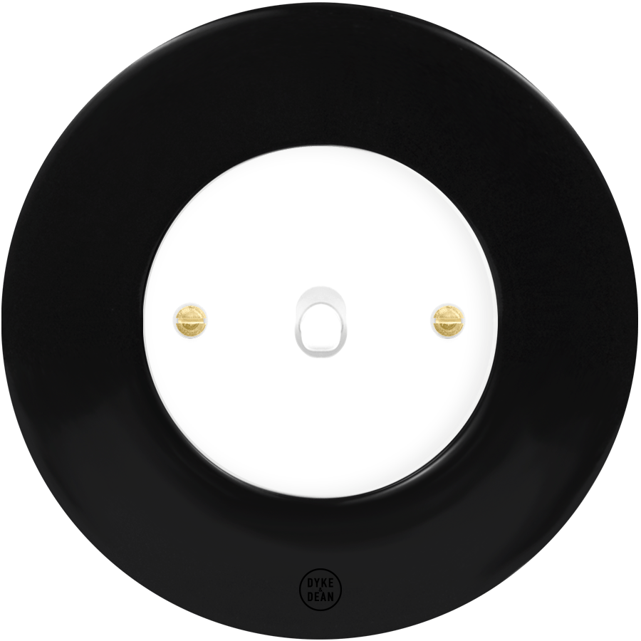 CLASSIC PORCELAIN TOGGLE DOMINO SWITCH - DYKE & DEAN