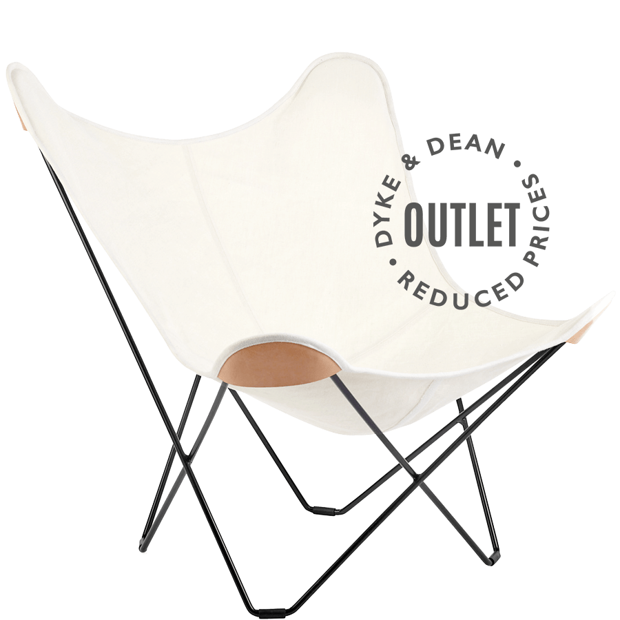 CUERO BUTTERFLY CANVAS CHAIR OUTLET - DYKE & DEAN