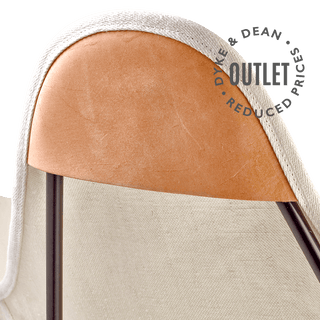 CUERO BUTTERFLY CANVAS CHAIR OUTLET - DYKE & DEAN