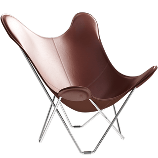 CUERO BUTTERFLY CHAIR CHROME FRAME - DYKE & DEAN