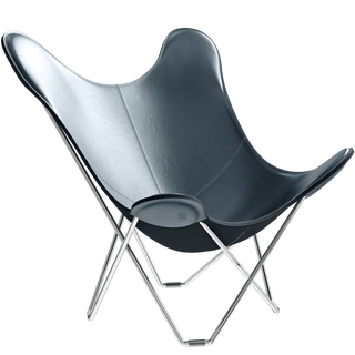 CUERO BUTTERFLY CHAIR CHROME FRAME - DYKE & DEAN