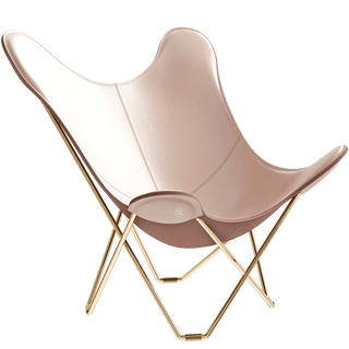 CUERO BUTTERFLY CHAIR GOLD FRAME - DYKE & DEAN