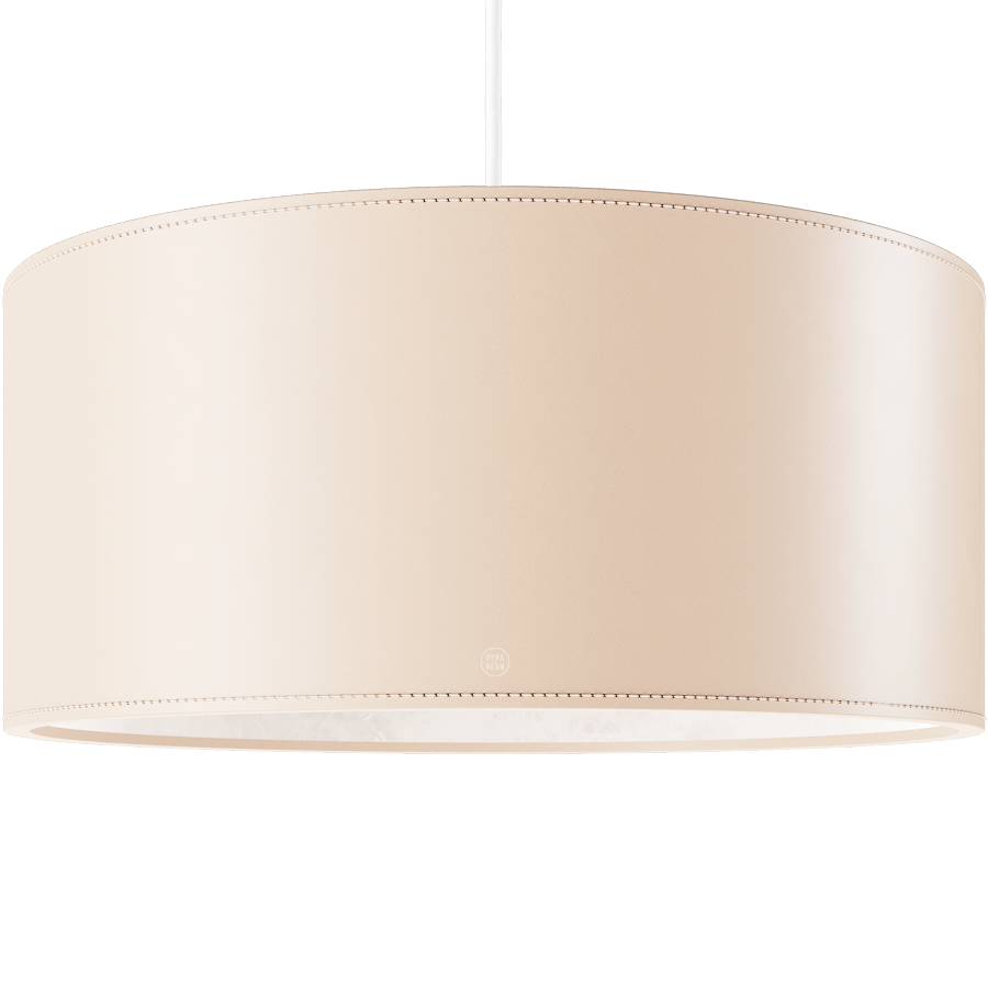 CUERO DRUM LEATHER PENDANT LIGHT CRUDE - DYKE & DEAN