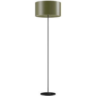 CUERO LEATHER FLOOR LAMP GREEN - DYKE & DEAN