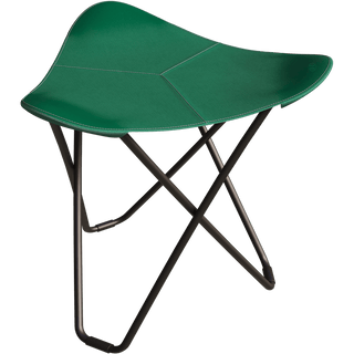 CUERO SUNSHINE FLYING GOOSE OUTDOOR STOOL BLACK FRAME - DYKE & DEAN