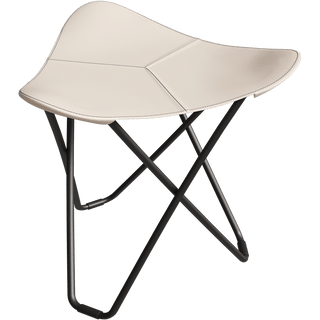 CUERO SUNSHINE FLYING GOOSE OUTDOOR STOOL BLACK FRAME - DYKE & DEAN