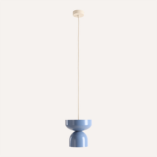 DOME PENDANT DISC LIGHT DUSTY BLUE - DYKE & DEAN