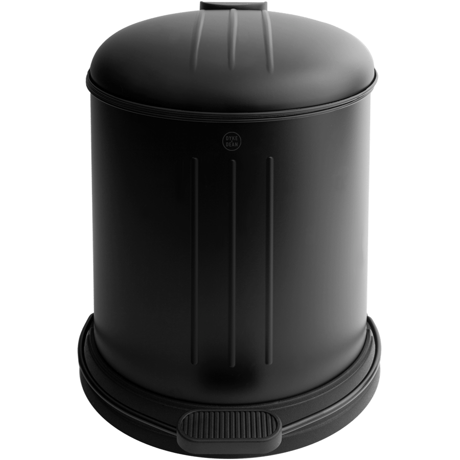 DYKE & DEAN BLACK 5L DUSTBIN - DYKE & DEAN