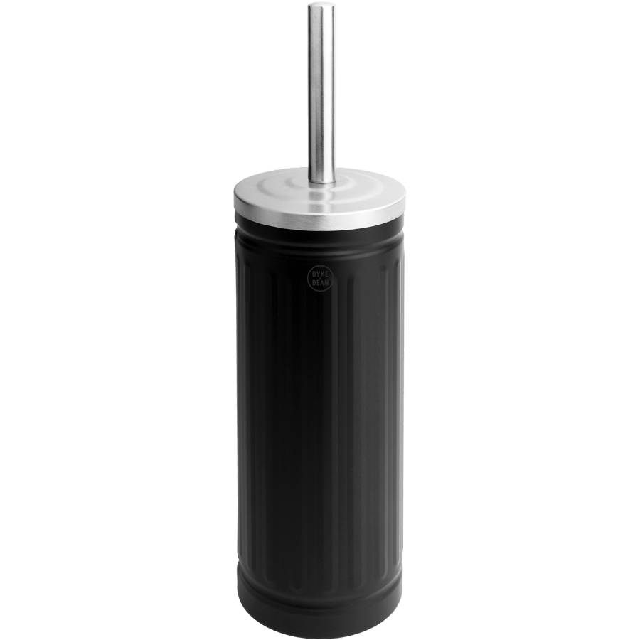 DYKE & DEAN BLACK TOILET BRUSH AND HOLDER - DYKE & DEAN