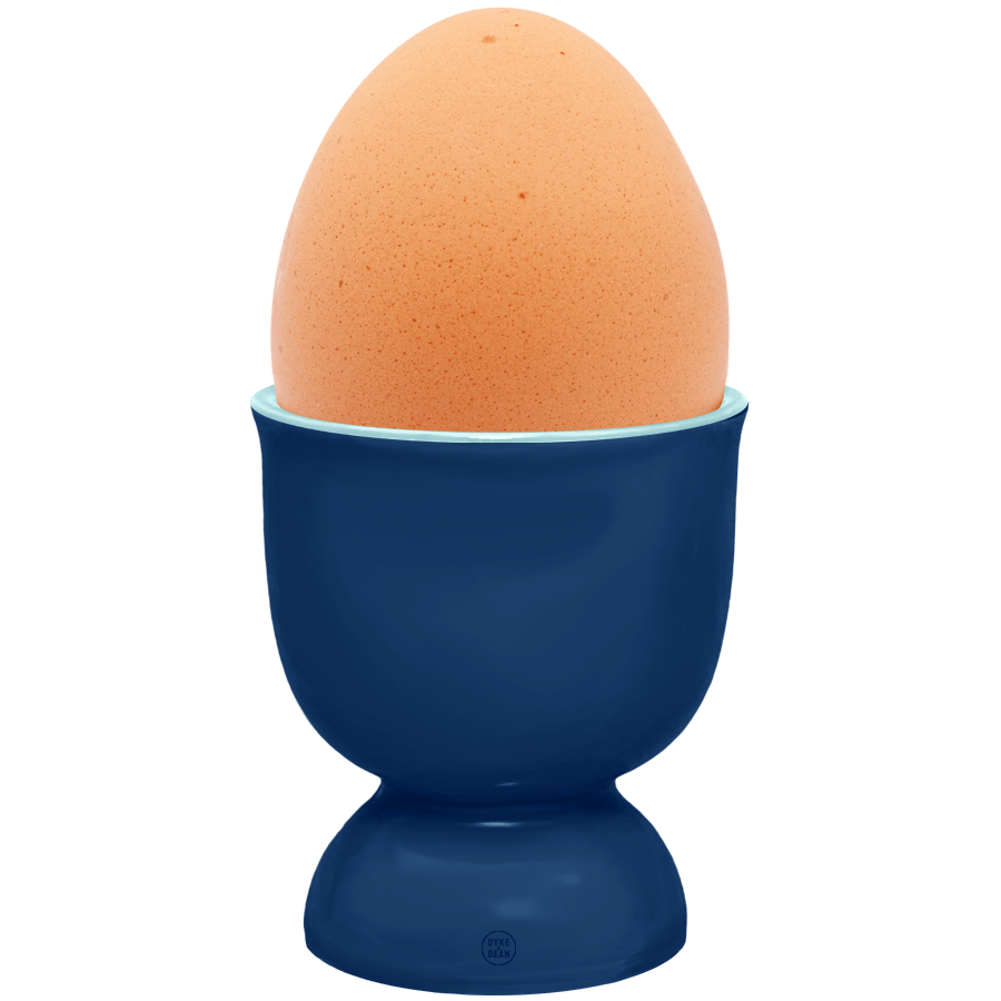 DYKE & DEAN CERAMIC EGG CUP BLUE - DYKE & DEAN