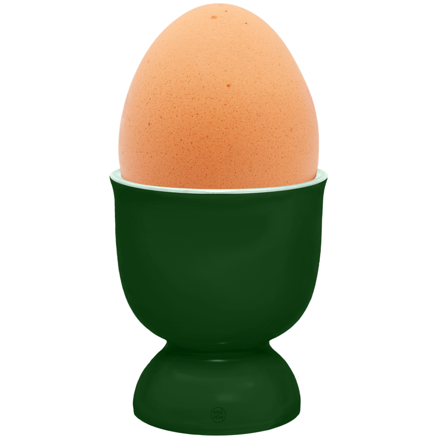 DYKE & DEAN CERAMIC EGG CUP GREEN - DYKE & DEAN