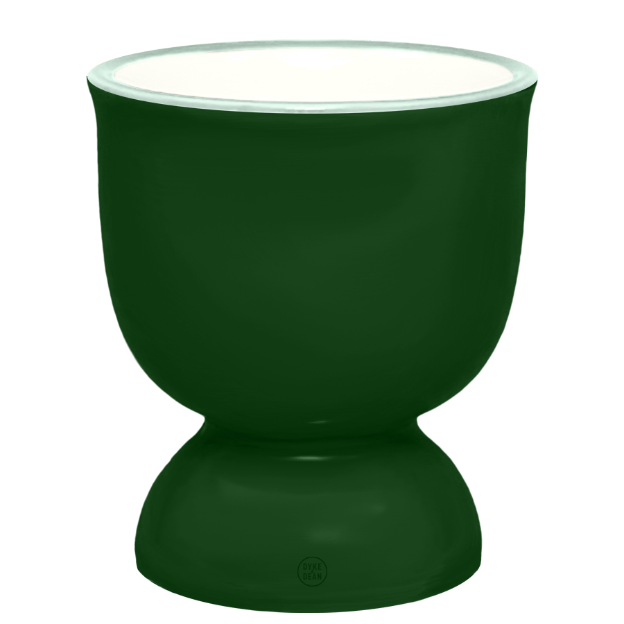 DYKE & DEAN CERAMIC EGG CUP GREEN - DYKE & DEAN